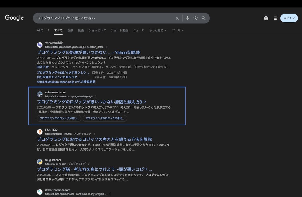 ブログの文字数と検索順位の関係がわかるデータ事例2