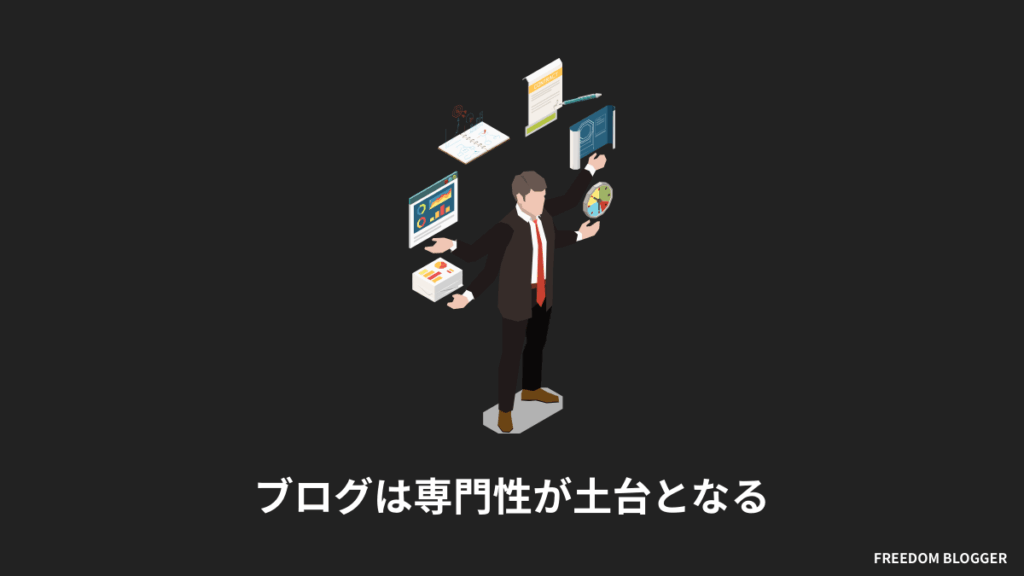 ブログは専門性が土台となる